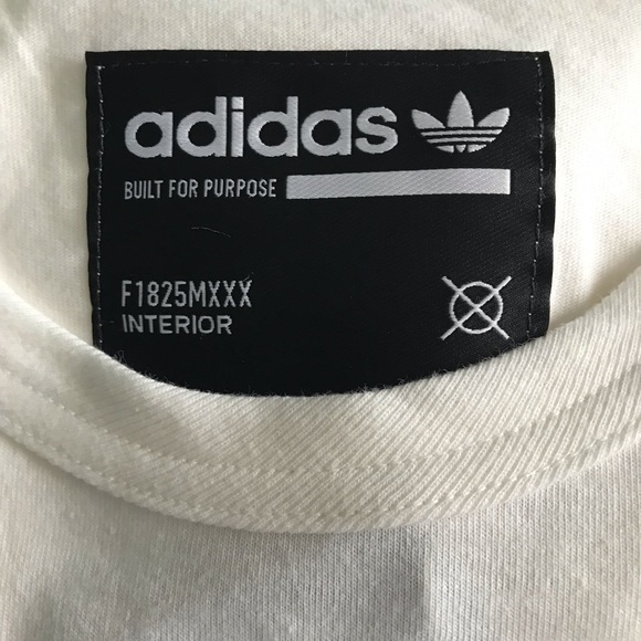 Adidas white cotton t shirt, new - Picture 6 of 6